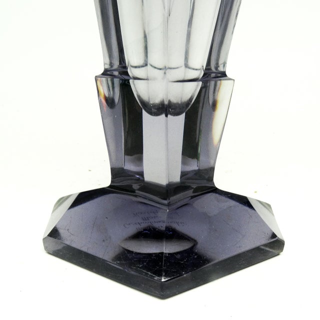 Art Deco Vase from Moser, Czechoslovakia, 1930s For Sale - Image 4 of 18