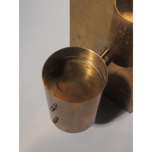 1960s Mid-Century Brass Candle Sconce from Colseth, Norway, 1960 For Sale - Image 5 of 6