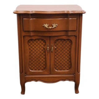 Link Taylor Solid Hard Rock Maple Country French Provincial 22" Cabinet Nightstand For Sale