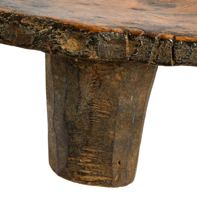 Antique Senufo-Style Hand-Carved Wood Stool With Rich Patina, West African Tribal Form For Sale In Greensboro - Image 6 of 8