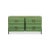 Art Deco Art Deco Style Dresser in Green For Sale - Image 3 of 11