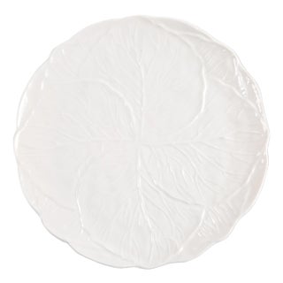 Cabbage Leaf Charger, Set of 4 For Sale