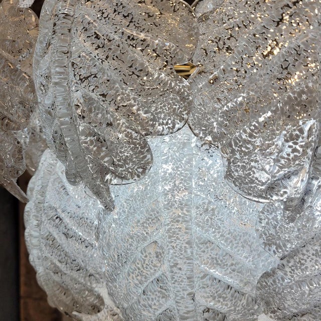 Chandelier in Murano Glass and Metal from Mazzega, Italy, 1970s For Sale - Image 10 of 18