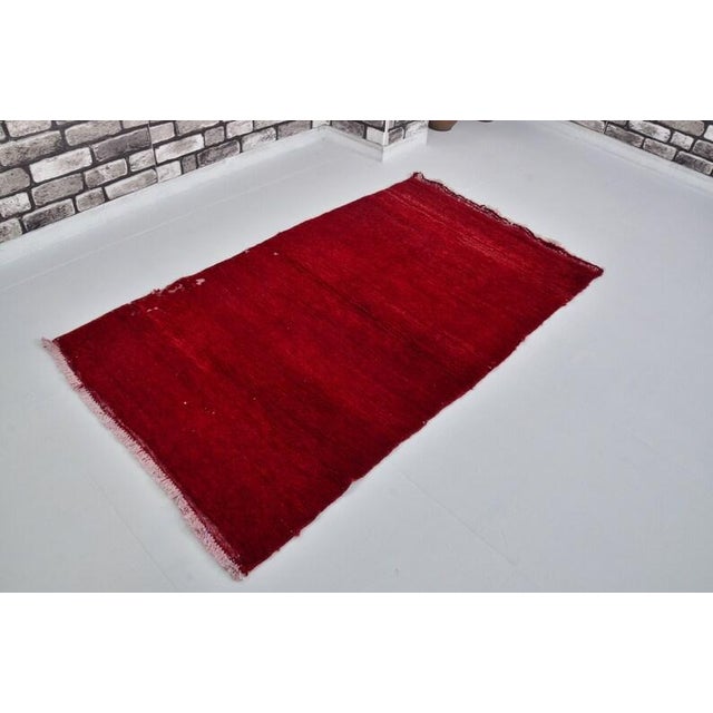 Vintage Anatolian Angora Wool Rug For Sale - Image 4 of 10