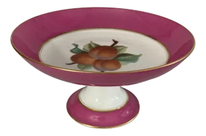 Vintage Davis Collamore Porcelain Fruit Compote