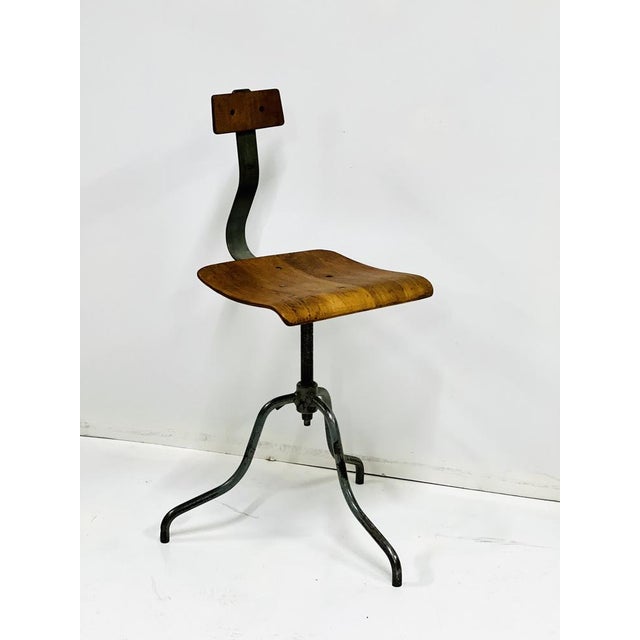 Vintage Industrial Chair, 1950 For Sale - Image 6 of 16