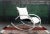 Black Metal and Black Leather Ellipse Rocking Chair by Les Amisco, 1980s For Sale - Image 8 of 9