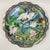 Metal Large Meiji Japanese Cloisonne Charger on Stand For Sale - Image 7 of 9