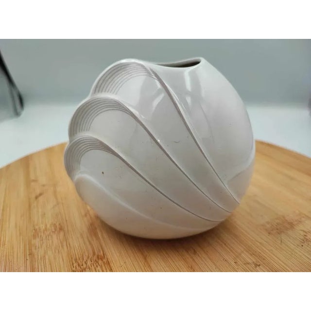 Ceramic Helena Fish Vase in Porcelain from Seltmann Weiden, 1950s For Sale - Image 7 of 7