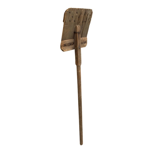 Antique 19th Century Hand Made Wooden Grain Shovel For Sale