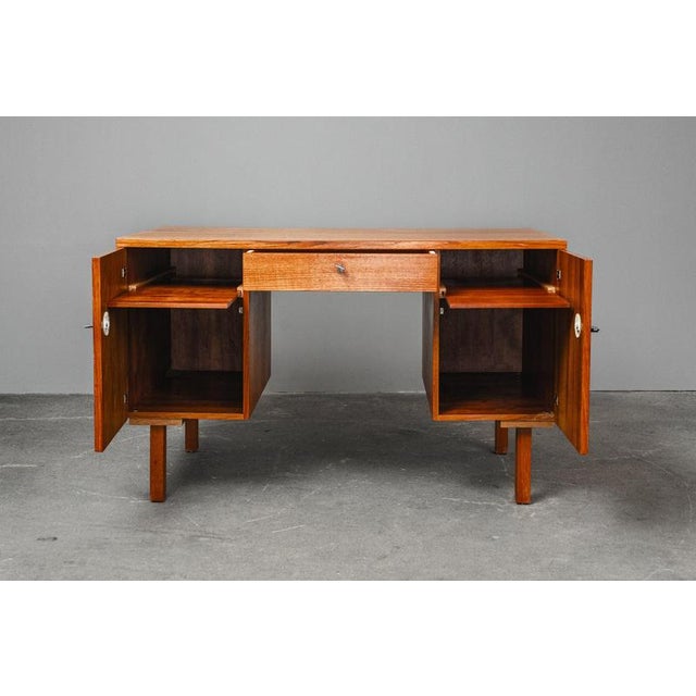 Mid-Century Desk with Drawers For Sale - Image 4 of 18