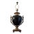 1990 Chapman French Empire Style Black Brass Table Lamp For Sale