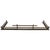 French Mid Century Brass Fireplace Fender For Sale - Image 10 of 10