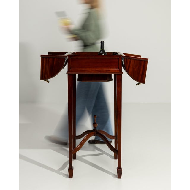 20th Century English Tall Wooden High Bar Table Stand For Sale - Image 13 of 18
