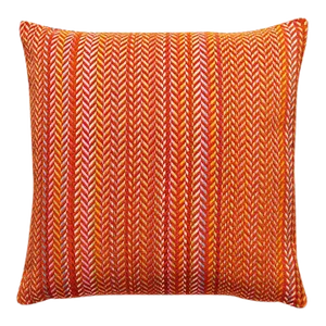 The House of Scalamandré Arrow Stripe Pillow, Calypso