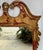Mid 20th Century Vintage Regency Style Red Parcel Gilt Chippendale Wall Mirror Inspired by Tony Duquette and LaBarge - Newly Painted For Sale - Image 5 of 11