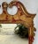 Mid 20th Century Vintage Regency Style Red Parcel Gilt Chippendale Wall Mirror - Newly Painted For Sale - Image 5 of 11
