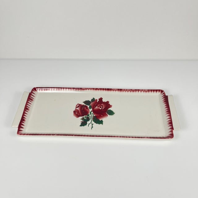 Mid-Century Modern Moka-Prima Cake Dish from Sarreguemines and Digoin, 1920s-1950s For Sale - Image 3 of 13