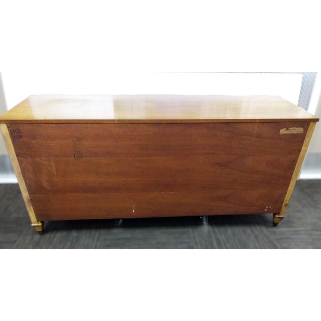 Mid-Century French Provincial Large Lowboy Dresser or Sideboard J. L. Metz on Sale 2195 For Sale In New York - Image 6 of 12