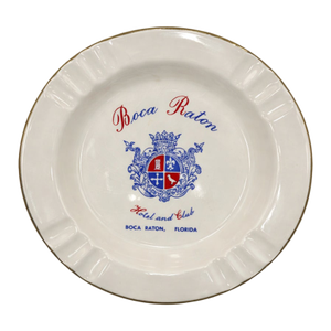Vintage Boca Raton Hotel & Club Ashtray Catchall Dish Florida