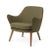 Contemporary Dwell Lounge Chair in Olive by Warm Nordic For Sale - Image 3 of 4