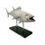 Late 20th Century Fish Sculpture Silver Color Tuna Statue on Base Coastal Nautical Decor For Sale - Image 4 of 8