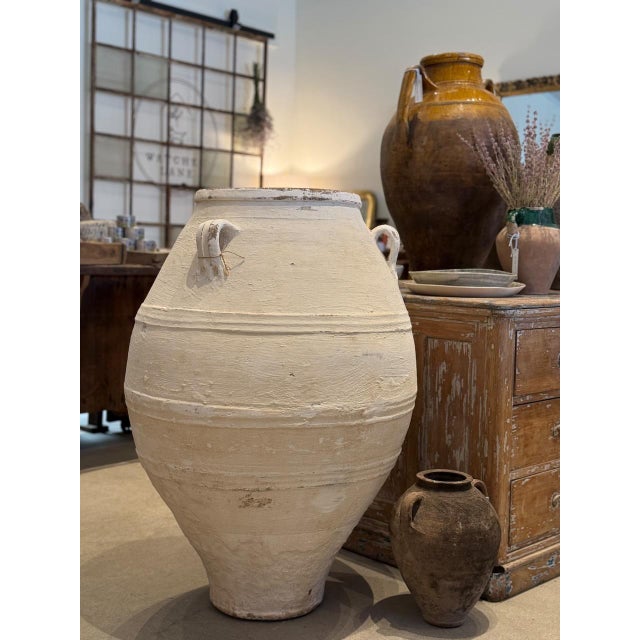 Grand Estate Antique Greek Pithari Jar – 19th Century For Sale - Image 4 of 5