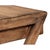 Wood Campaign X-Frame Writing Desk in Natural Brown For Sale - Image 7 of 11
