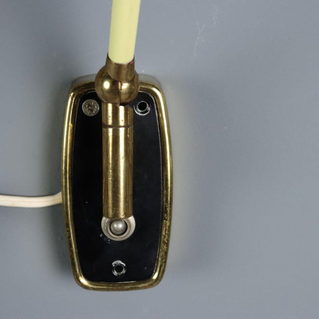 Vintage Wall Lamps in Lacquered Metal from Stilnovo, 1950s, Set of 2 For Sale - Image 5 of 11