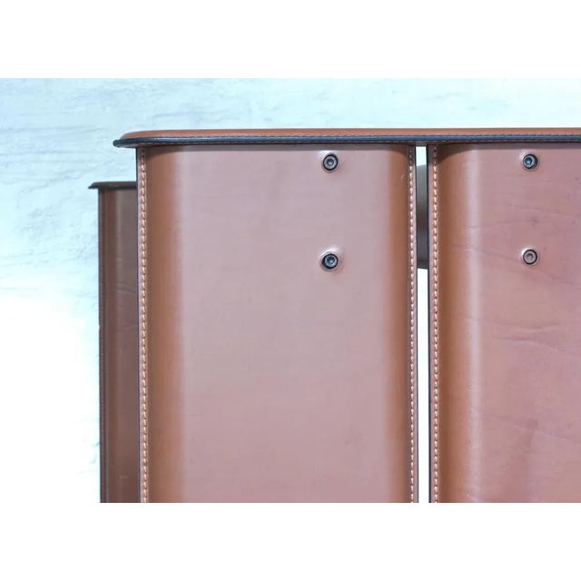 Brown Desk by Tito Agnoli for Matteo Grassi For Sale - Image 8 of 9