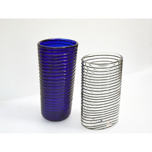 Salviati Murano Boston Vases, 1960s, Set of 2 For Sale - Image 4 of 10