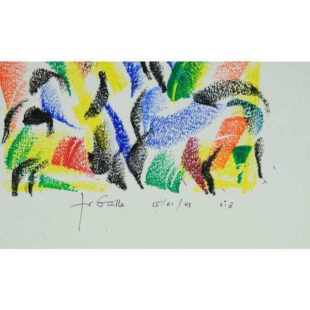 Françoise Galle, Fleeting Harmony, 1940, Pastel on Paper For Sale - Image 6 of 7