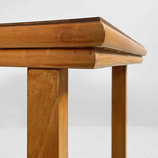 Italian Art Deco Wooden Coffee Table, 1940s For Sale - Image 6 of 10