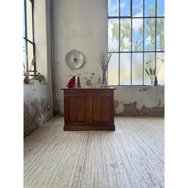 Mid-Century Oak Counter, 1950s For Sale - Image 4 of 18