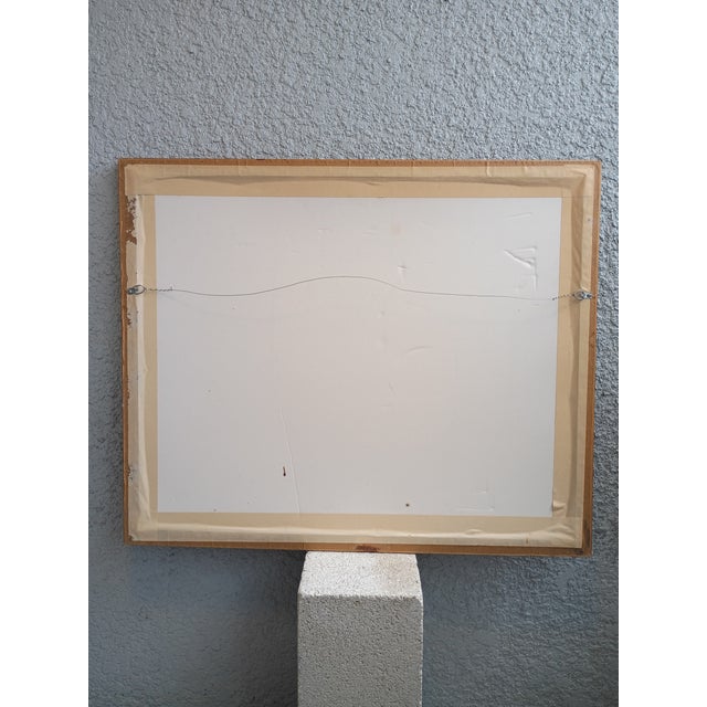 Auburn 1960s Vittorio Turo Mid-Century Original Trompe Violin Collage – Framed 33" X 26" For Sale - Image 8 of 13
