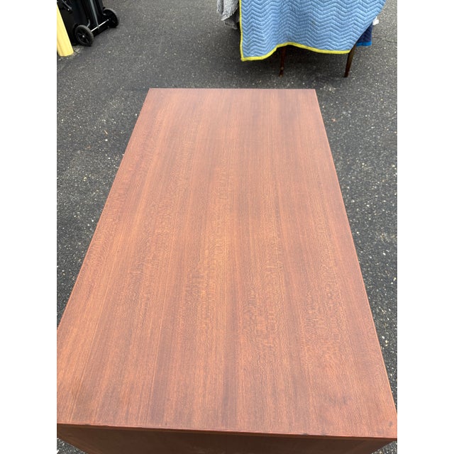 Drexel 1960s Mid Century Modern Walnut Edward Wormley “Precedent” Writing Desk for Drexel For Sale - Image 4 of 11