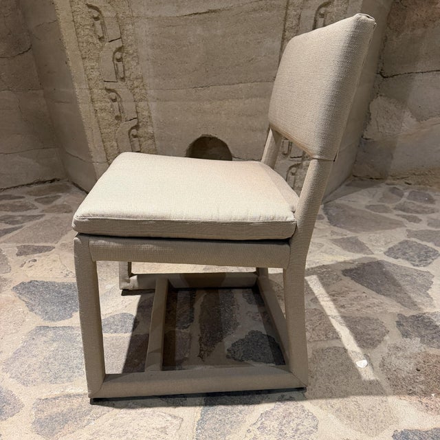 Mid-Century Set of (4) Milo Baughman Parsons Dining Chairs Thayer Coggin For Sale In San Diego - Image 6 of 12