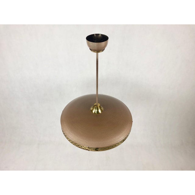 Space Age Ufo Pendant Lamp by Ludib Bratislava, 1950s For Sale - Image 6 of 15