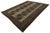 Tribal Antique Turkaman Wool Rug With Geometric Gull Medallions in Muted Taupe & Espresso For Sale - Image 3 of 9