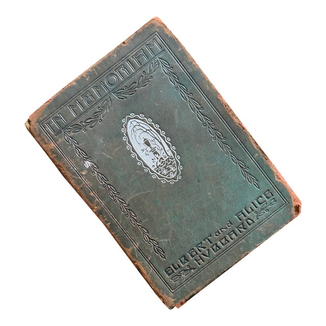 In Memoriam Elbert and Alice Hubbard 1915 Roycrofters Leather Bound Memorial Book Arts and Crafts Movement For Sale