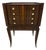 Vintage Italian Art Deco Macassar Ebony Silverware Chest For Sale