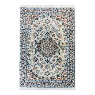 Vintage Persian Naein Rug For Sale
