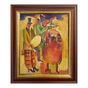 #1950s Fauvist Figurative Painting Saint Exupery