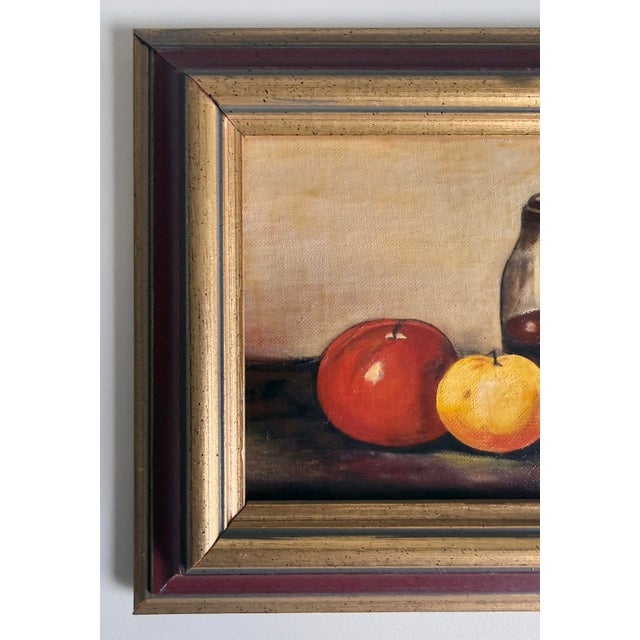 Vintage Fruit Still Life Oil Paintings, a Pair, Mid 20th Century For Sale In Sacramento - Image 6 of 12
