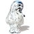 Beautiful vintage Murano hand blown black and white spotted Italian art glass baby duck bird figurine sculpture....