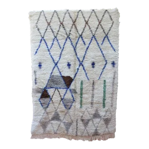 Beni Ourain Rug - 6'3" X 8'11" Ft