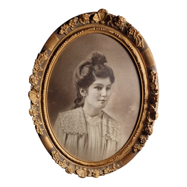 Portrait of a Woman, 1900, Silver Gelatin Print, Framed For Sale