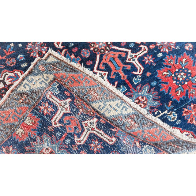 Antique Karabagh Rug  Vibrant Caucasian Charm For Sale - Image 4 of 6