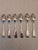 A lot of 6 sterling silver teaspoons by Towle Silversmiths in the "Benjamin Franklin" pattern, which depicts the forever-...