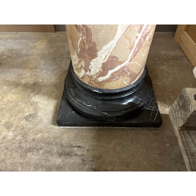 Pair of 19th Century French Marble Pedestals For Sale In Houston - Image 6 of 12